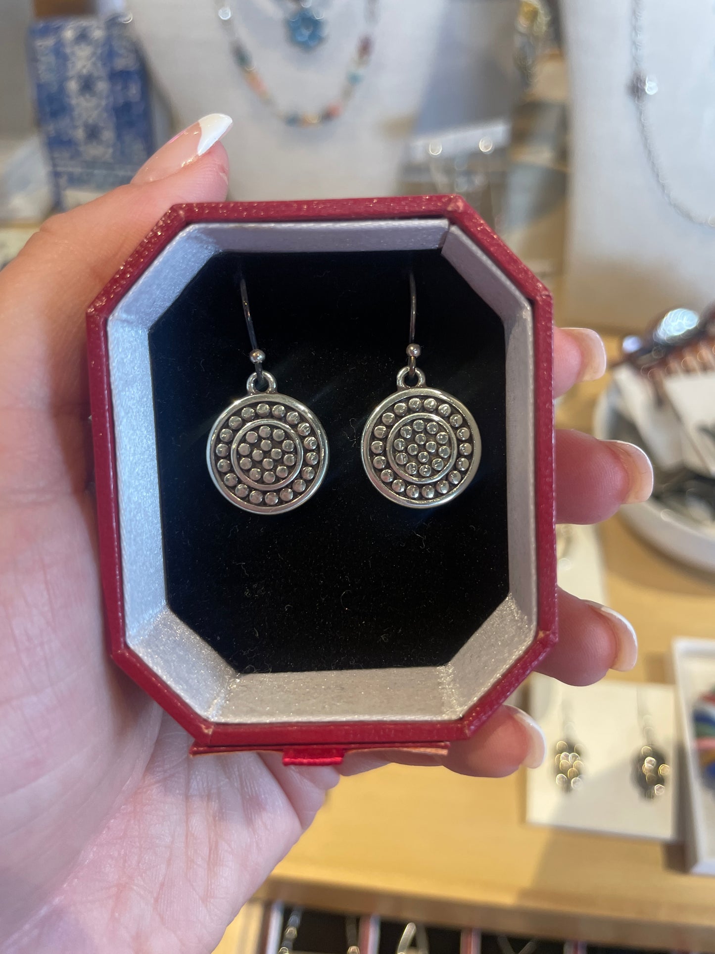 pebble earrings