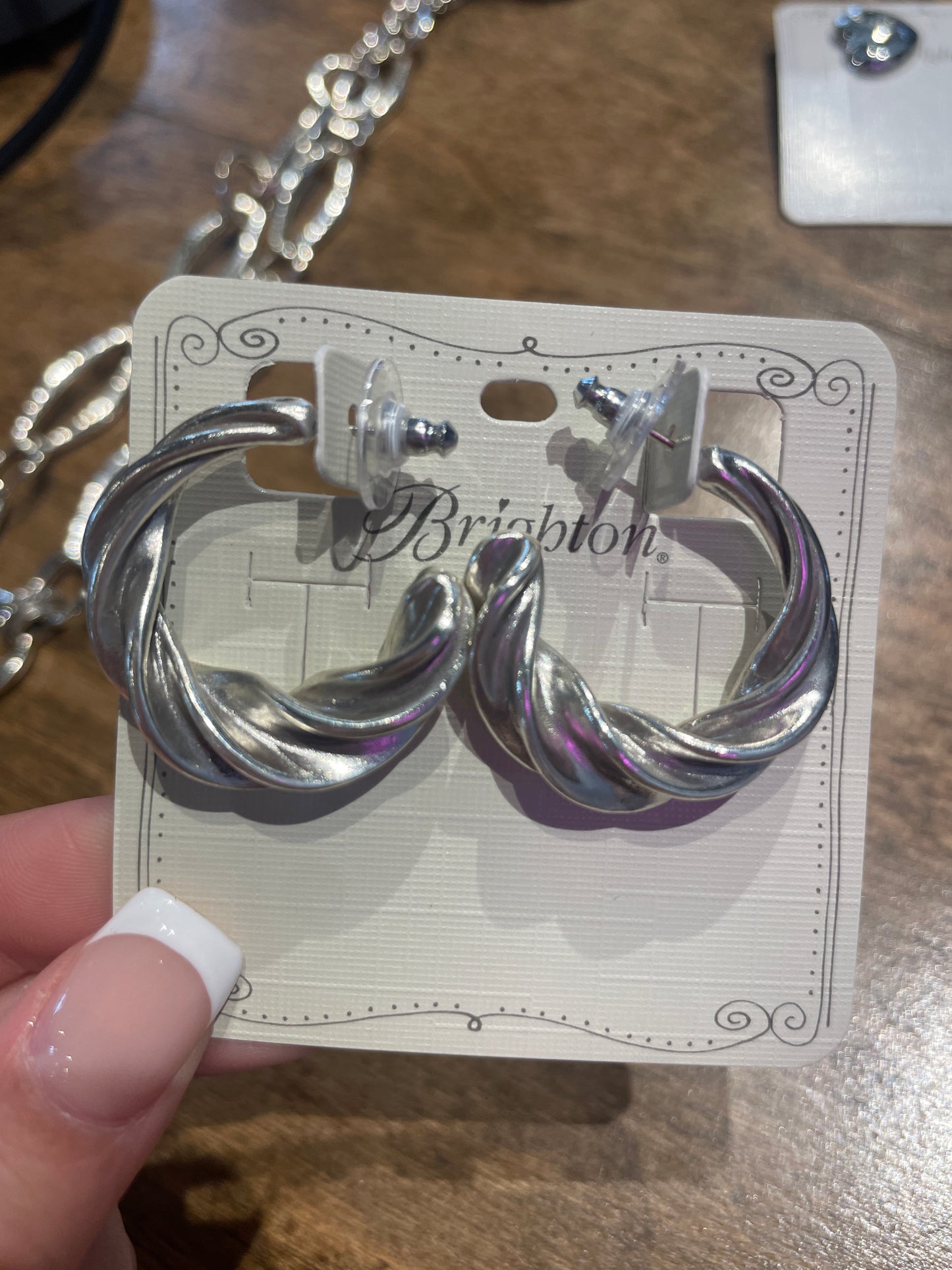 silver brighton hoops