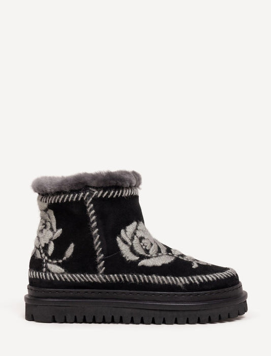 Nyali 4.0. Rose Black Suede Grey Boots