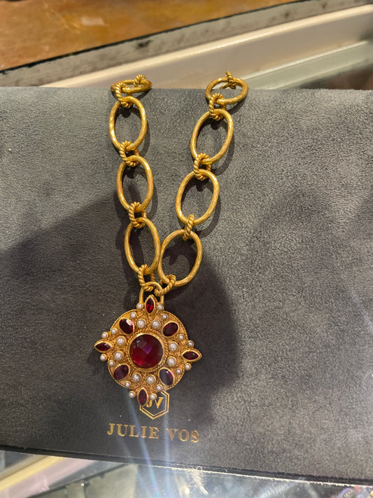 MONACO STATMENT GOLD RUBY RED N
