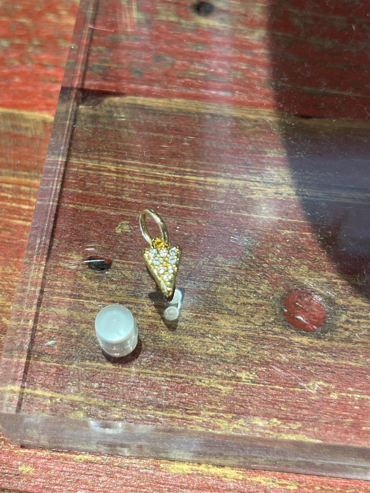 Mini gold charm