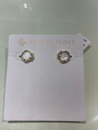 Brynne shell stud earrings