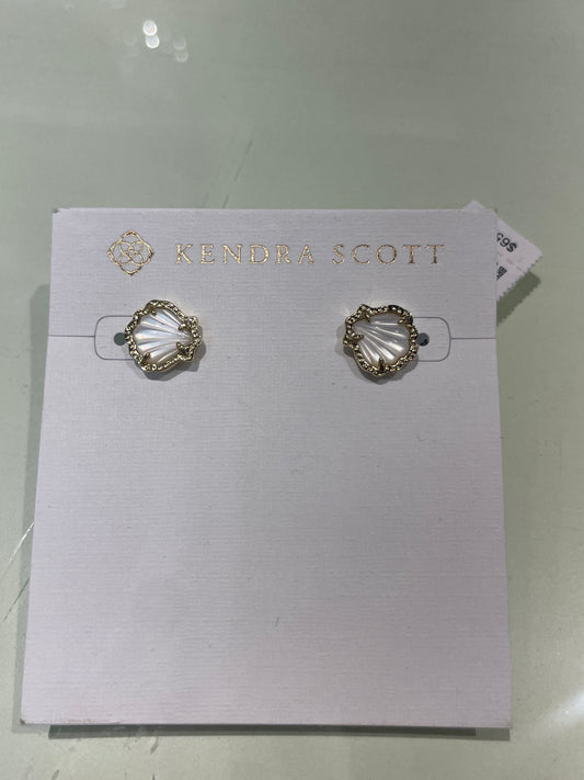 Brynne shell stud earrings