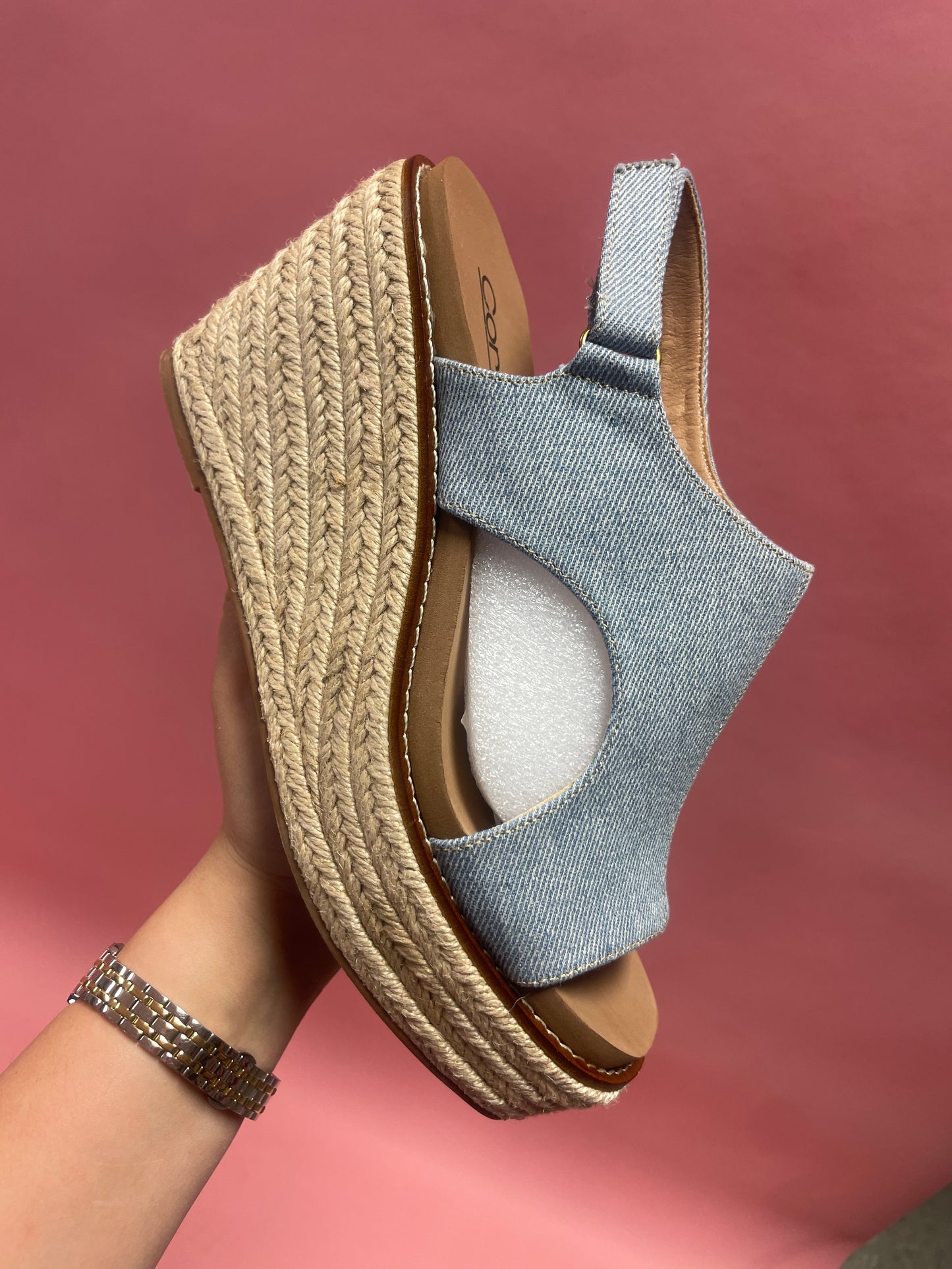 Freddie Denim heels