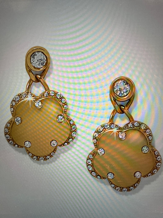 TRUST GAIA GOLD DROP EARRING