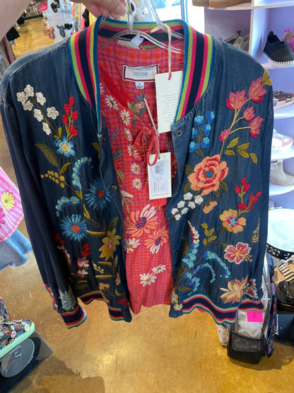 DIONNE SNAP FRONT BOMBER JACKET
