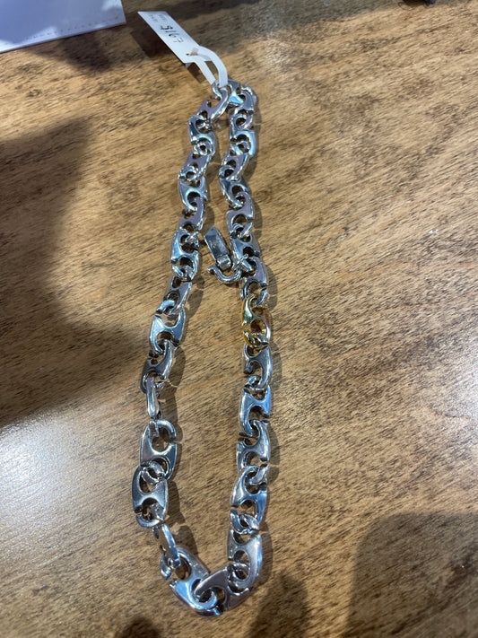 Mariner Chain necklace gold and silver