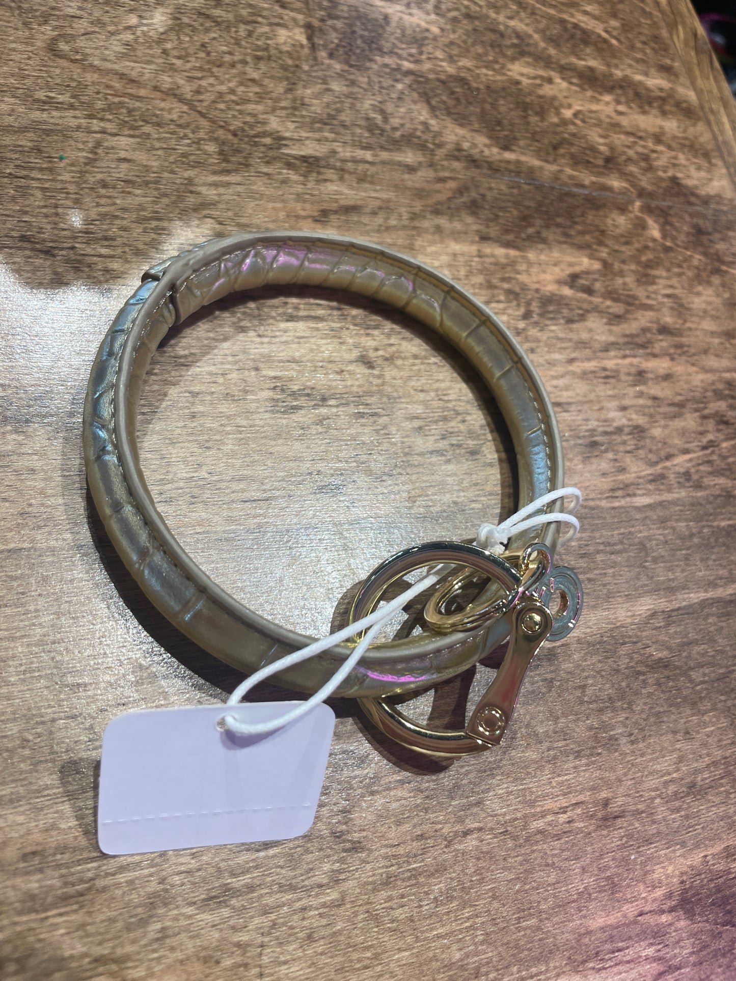 gold key ring