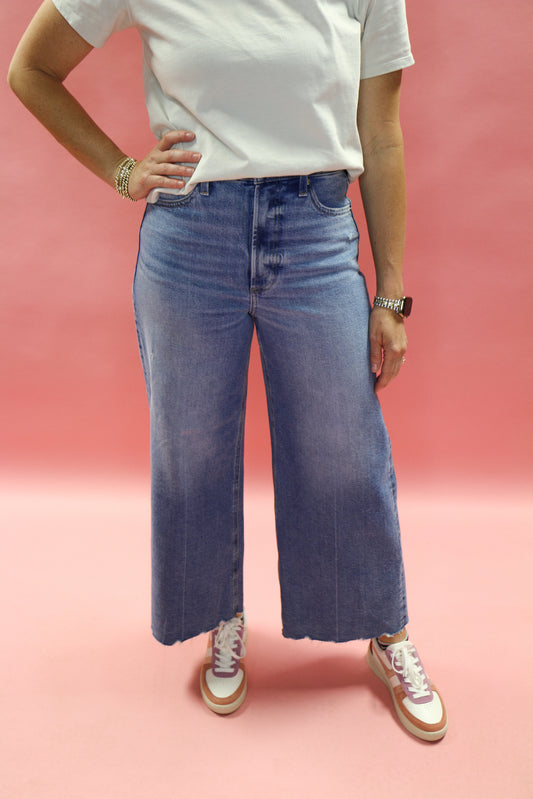 Crop High Rise Ultra Wide Leg