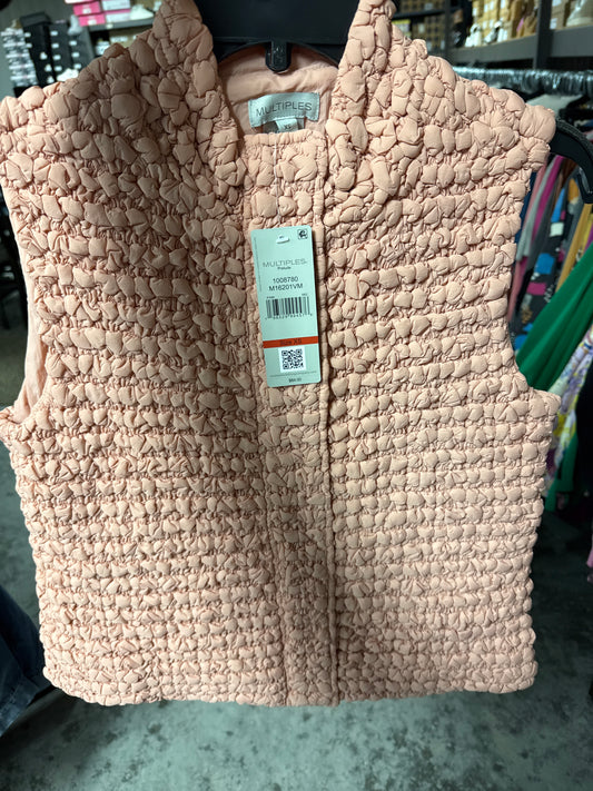 PUFFER VEST PINK