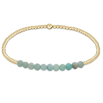 GOLD BLISS 2MM BEAD BRACELET