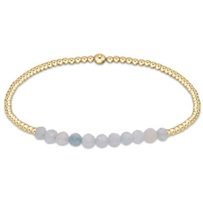 GOLD BLISS 2MM BEAD BRACELET