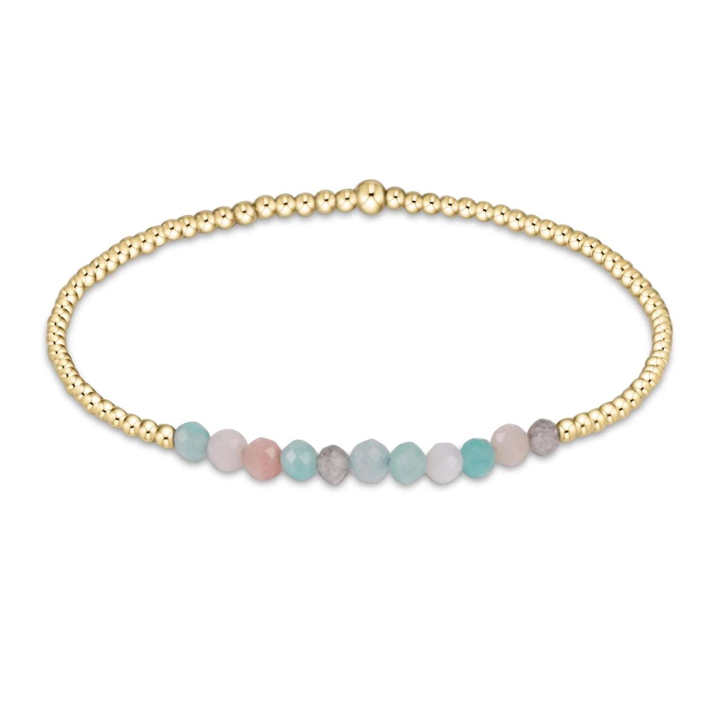 GOLD BLISS 2MM BEAD BRACELET
