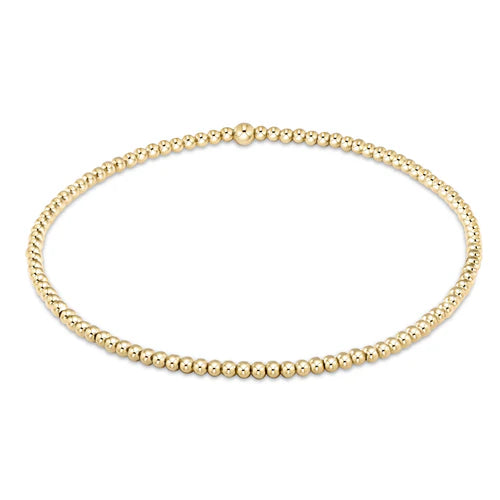 CLASSIC GOLD BEAD BRACELET