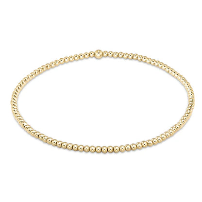 CLASSIC GOLD BEAD BRACELET