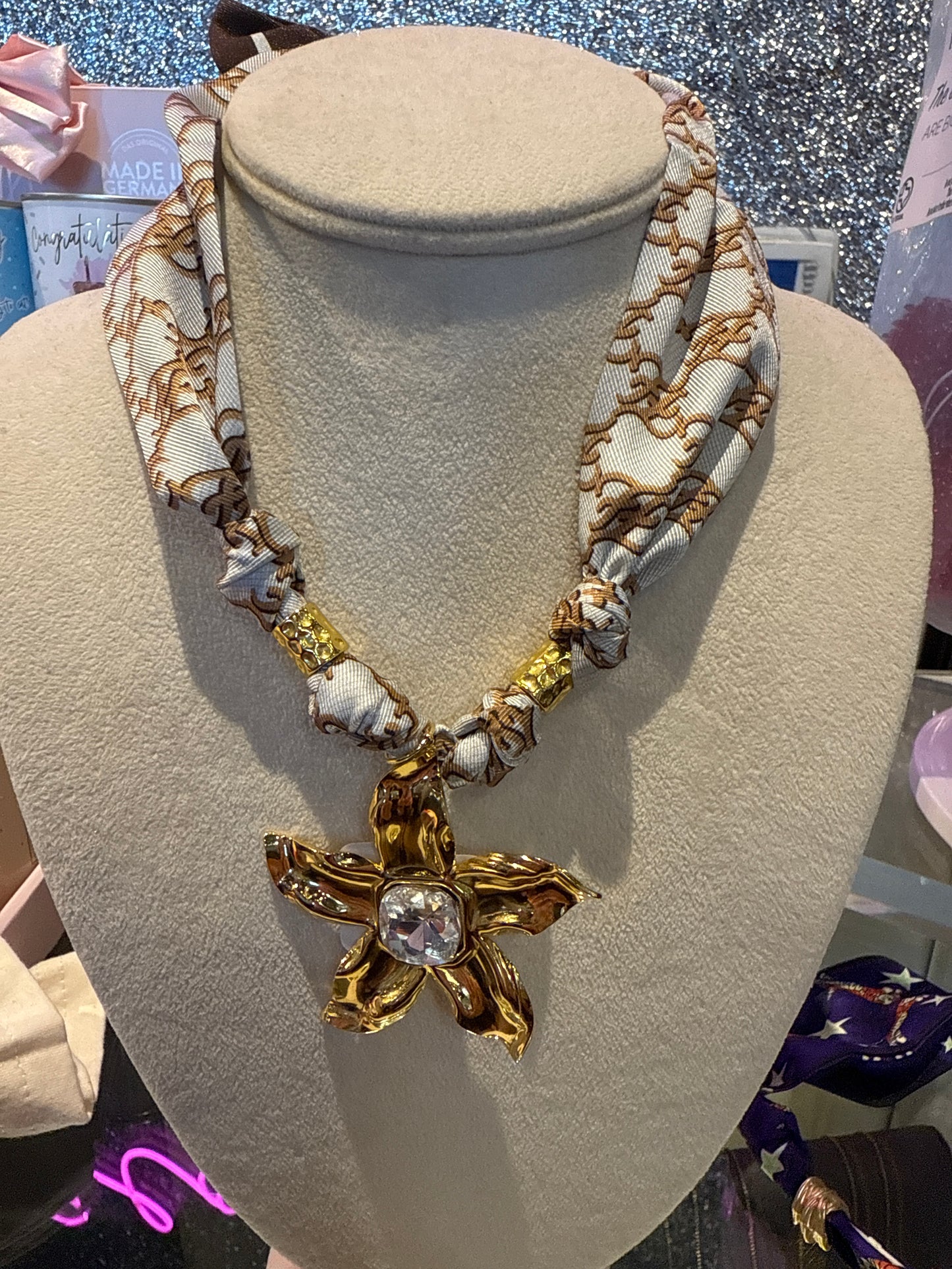fun shaped scarf necklace