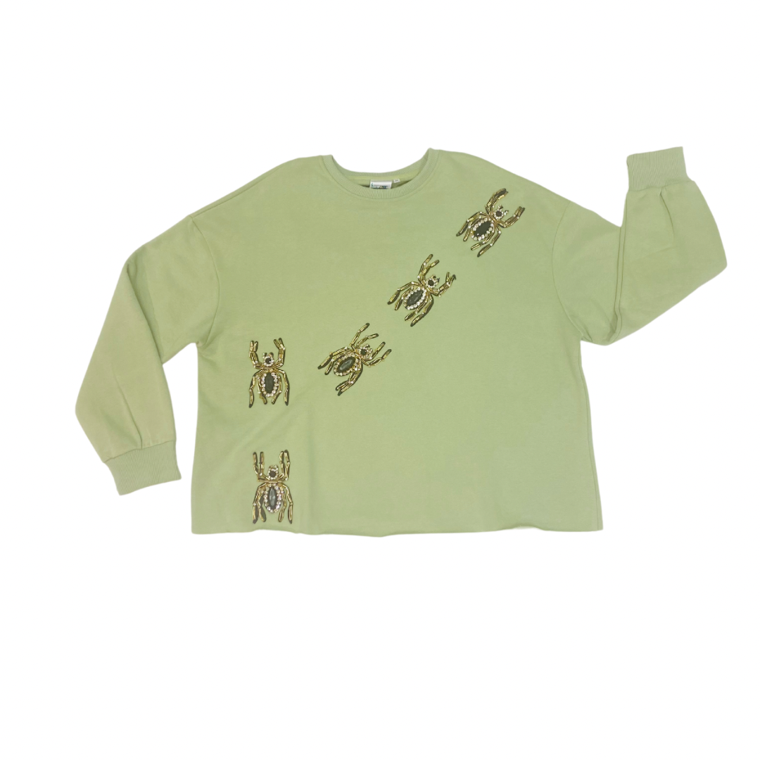 GREEN SPIDER SWEATSHIRT