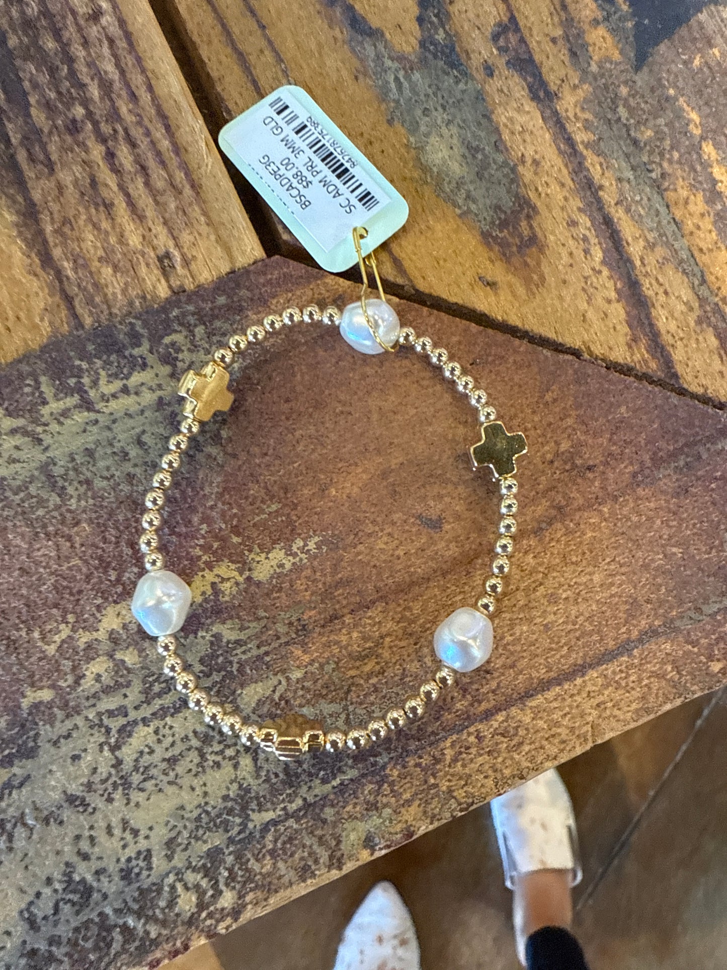signature cross admire pearl bracelet