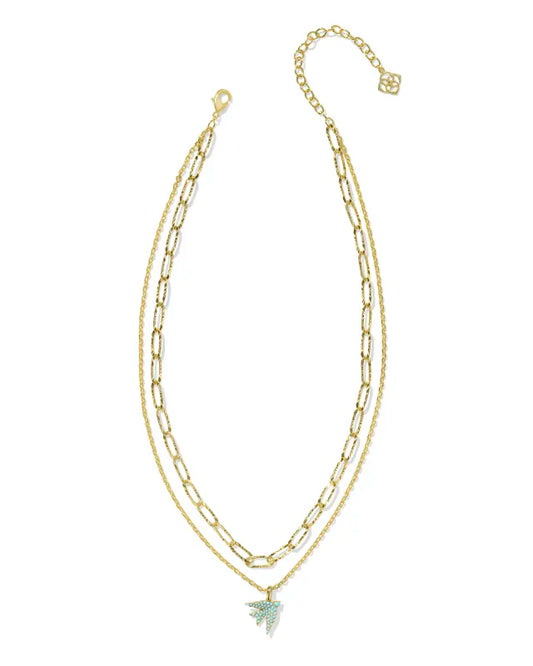 MELODY BIRD MULTI STRAND NECKLACE