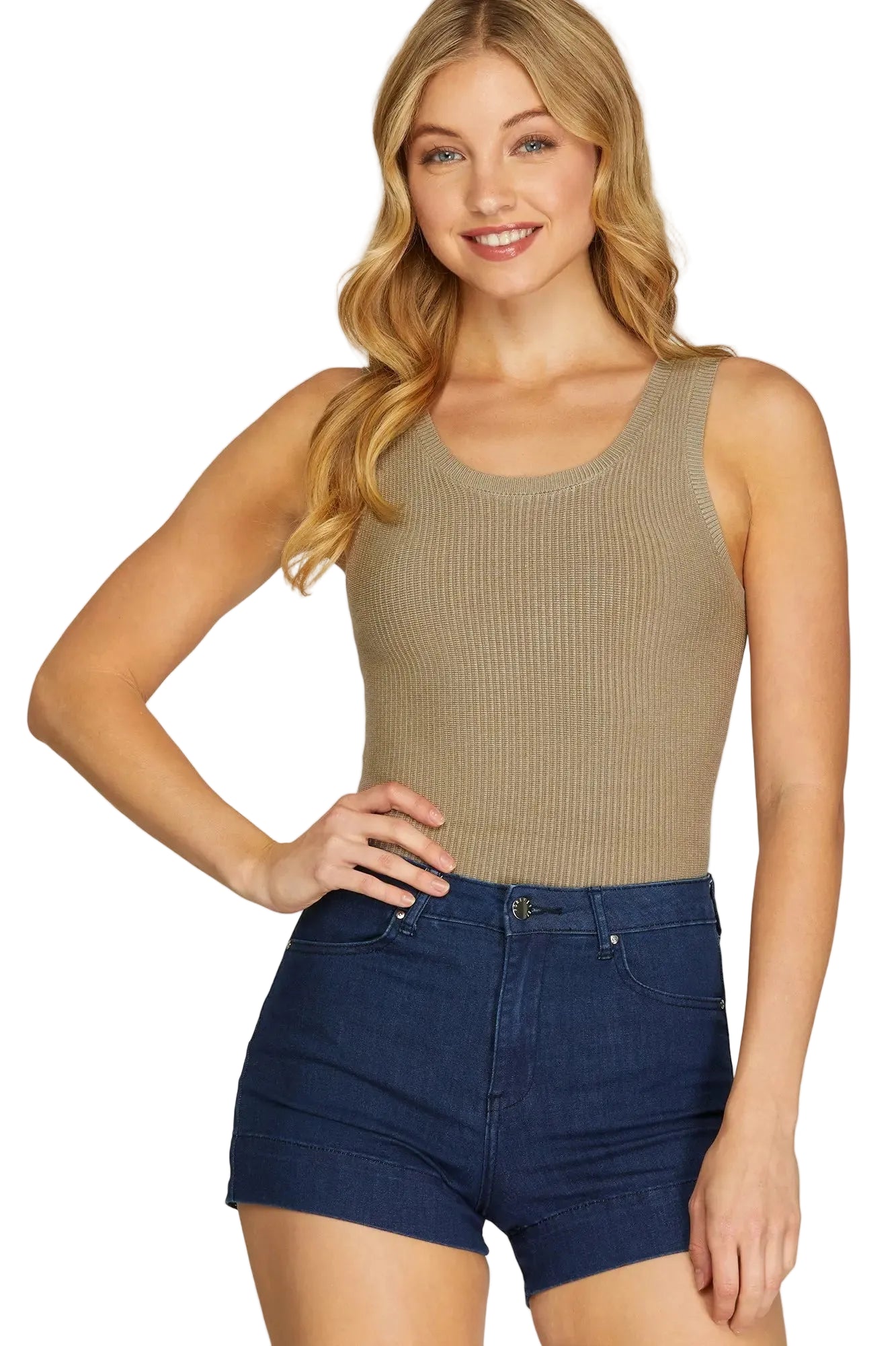 ROUND NECK SWEATER BODYSUIT