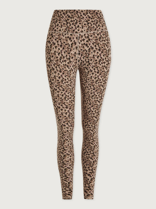Freesoft High Rise Legging 25 - Coffee Quartz Cheetah