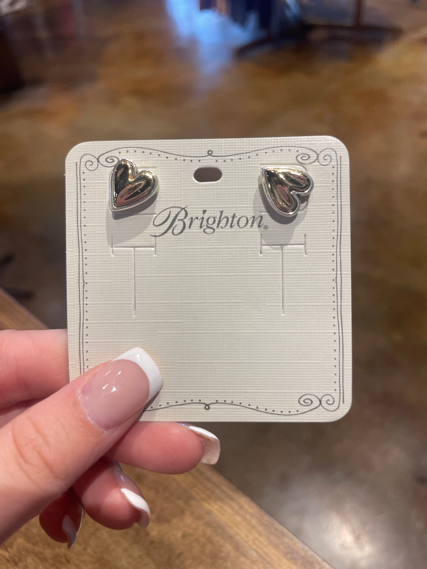 gold & silver earrings