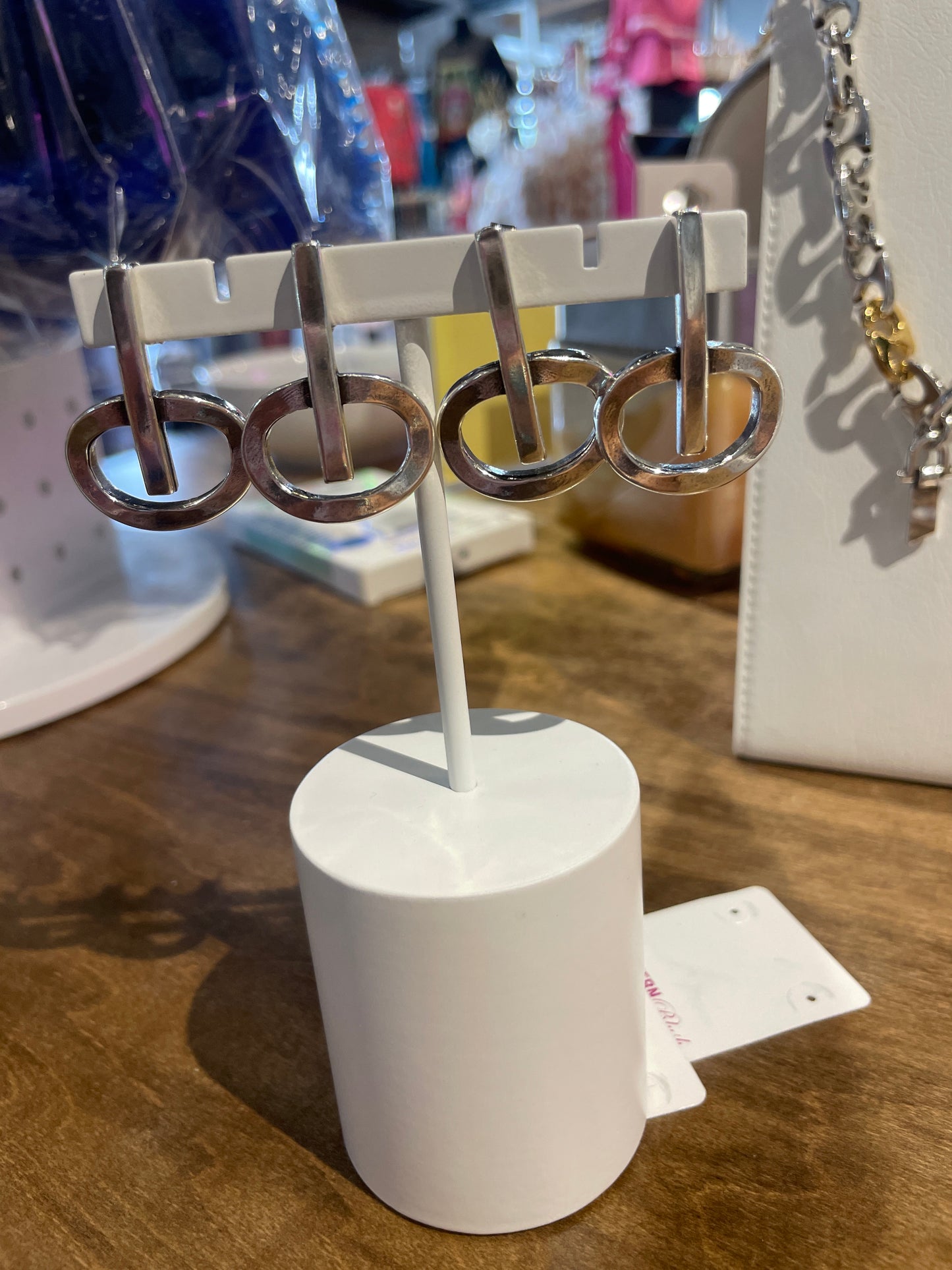 Opera silver earrings