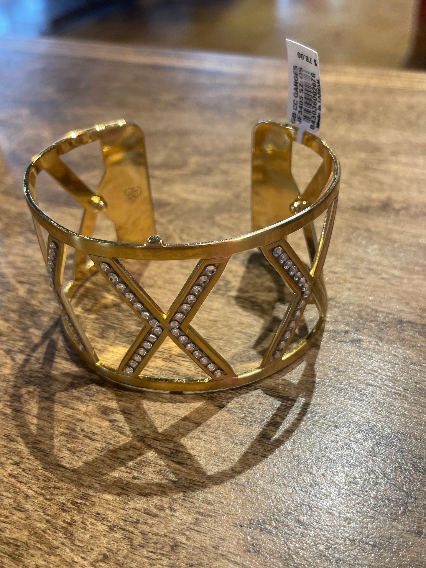 large gold cuff