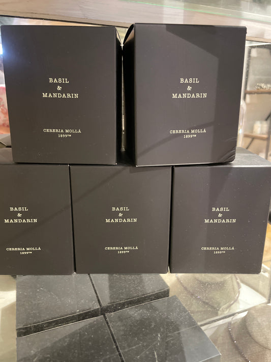 basil & mandarin candle