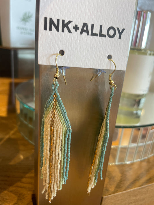 IVORY LUXE STRIPE EARRING~5