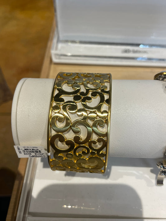 CONTEMPO WIDE GOLD CUFF