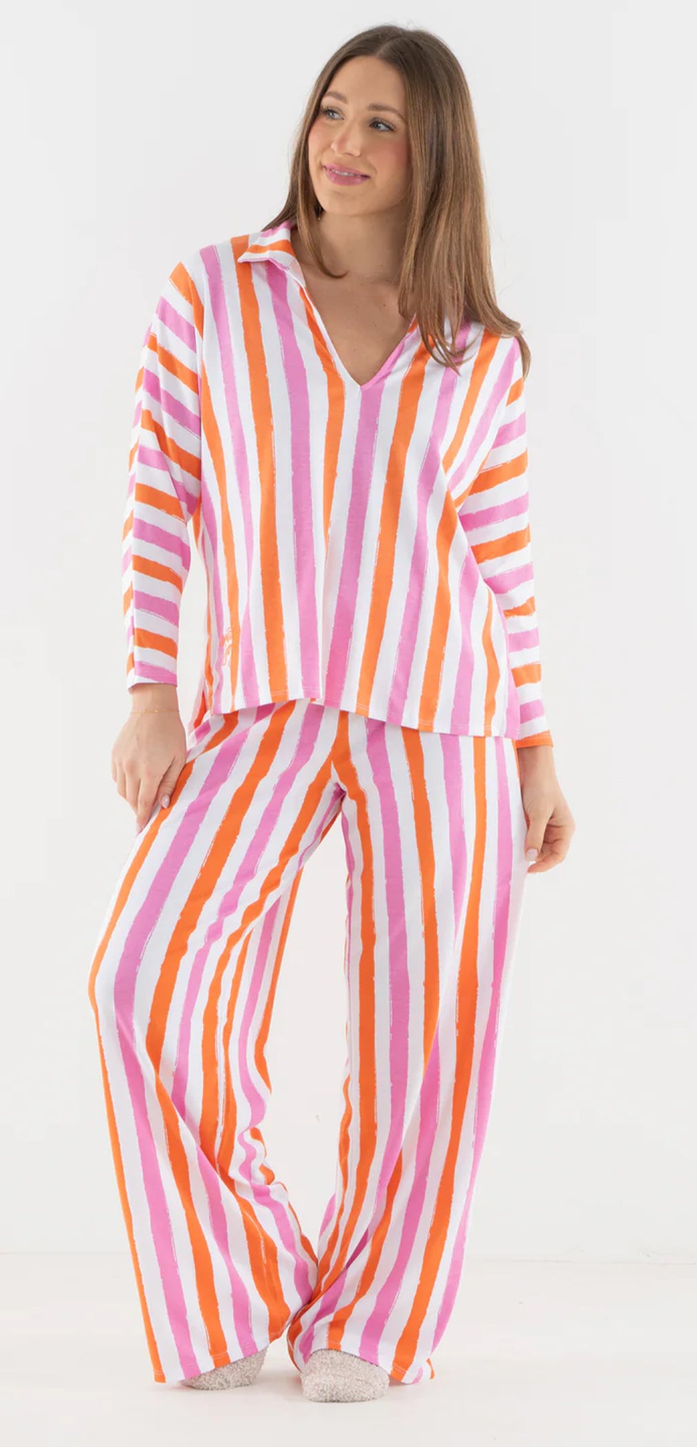 Pajama Pant Set Stripe