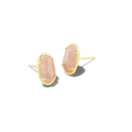 GRASON STUD EAR GOLD ROSE