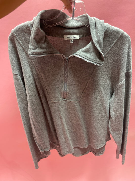 HALF ZIP GREY
