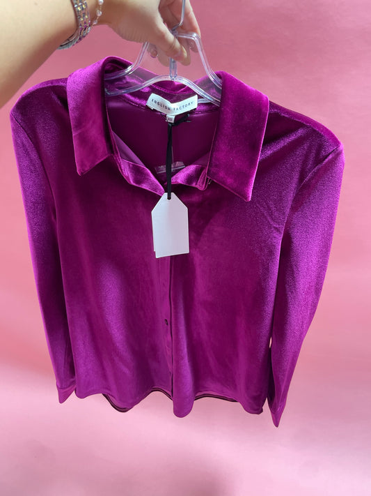 Berry Velvet Classic Shirt