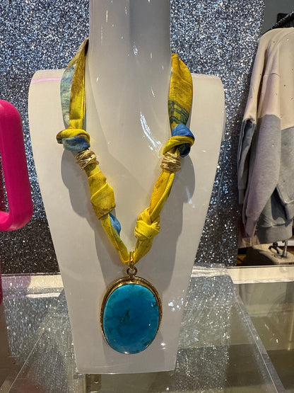 Scarf necklace