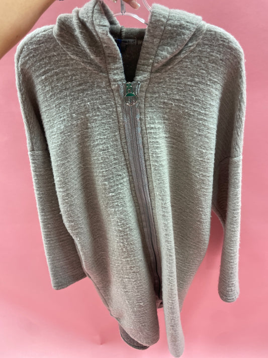 Zip Hoodie Jacket Taupe