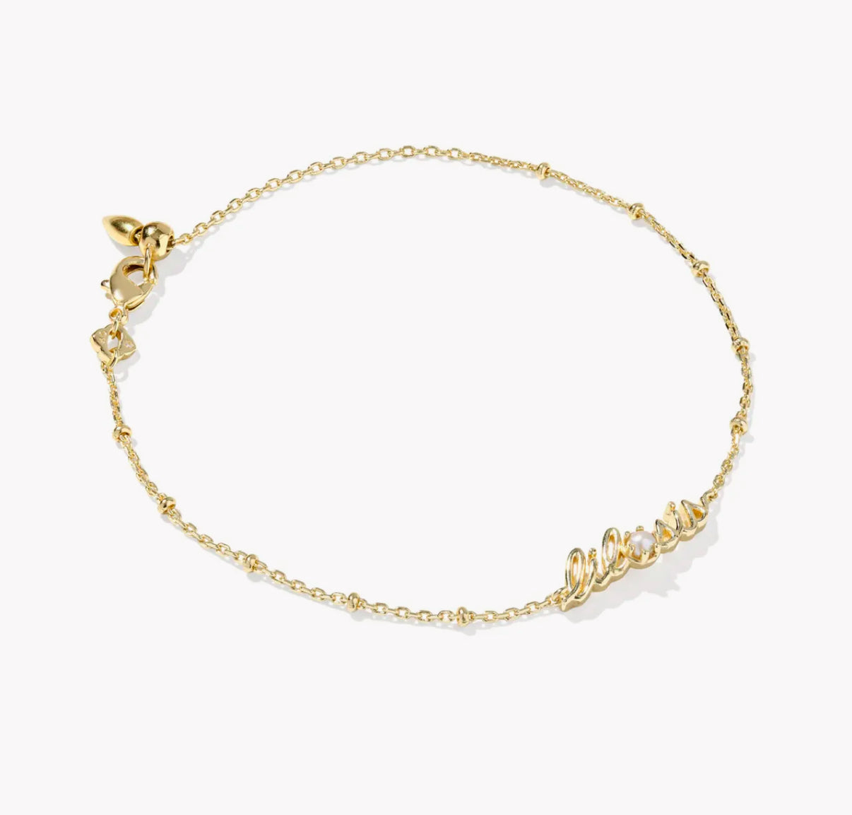 Lil sis gold chain bracelet