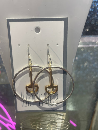 Horse bit- earrings
