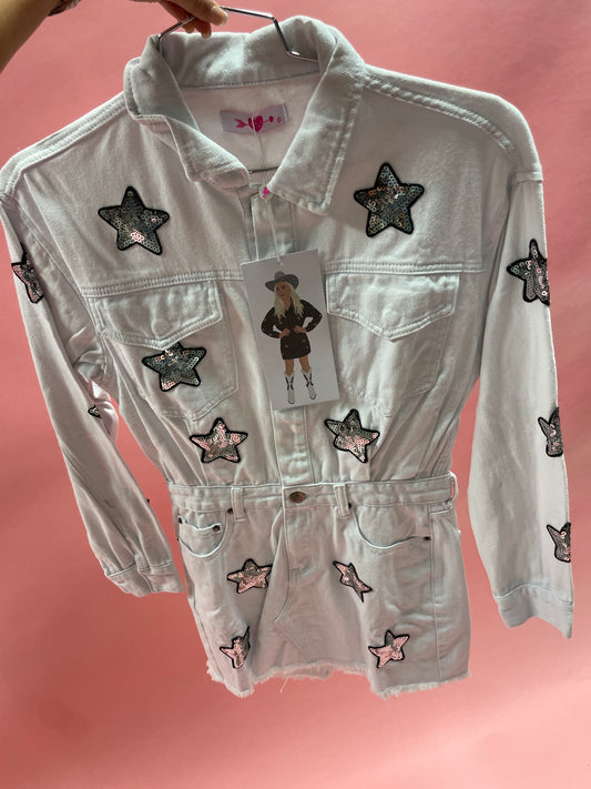 white star dress