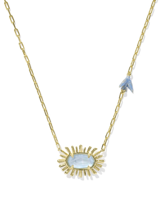 ELISA BIRD SHORT PENDANT NECKLACE