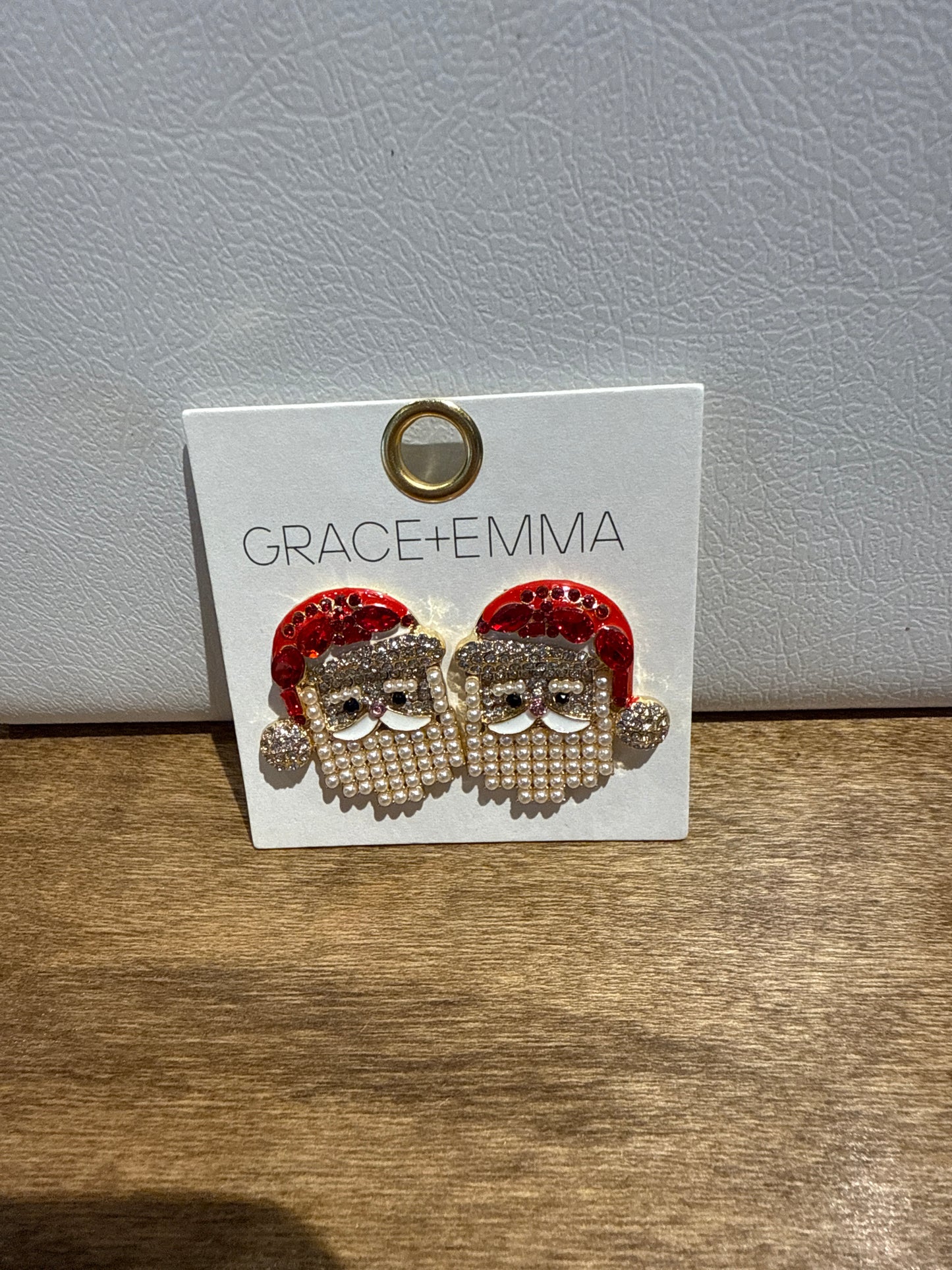 Santa stud earrings