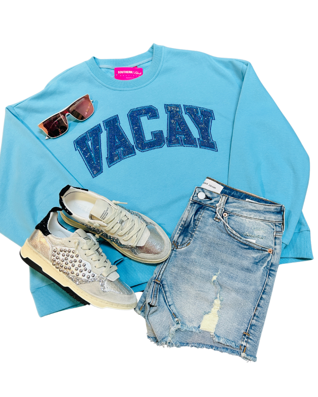 Aqua & Royal Vacay Sweatshirt