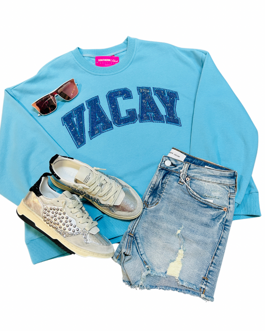 Aqua & Royal Vacay Sweatshirt