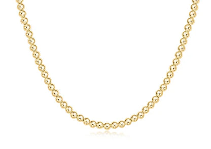 15" CHOKER CLASSIC GOLD NECKLACE