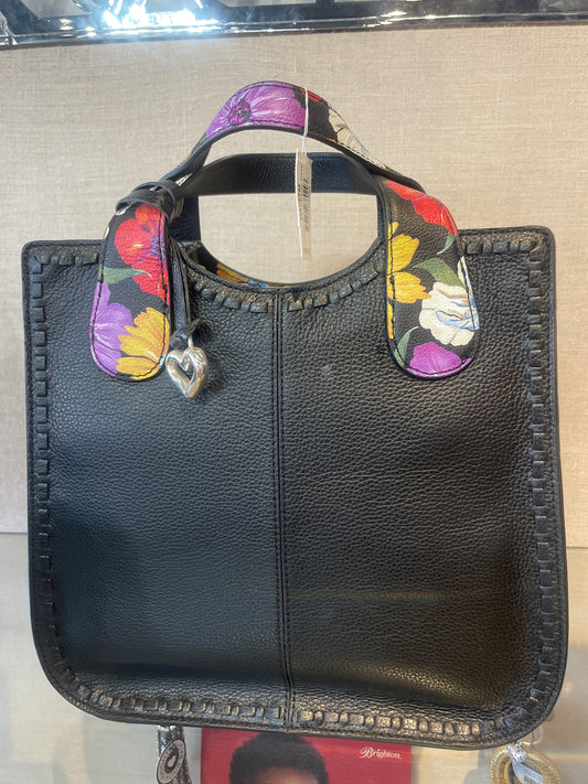 BLK/MLT FRANCES TOP HDL TOTE
