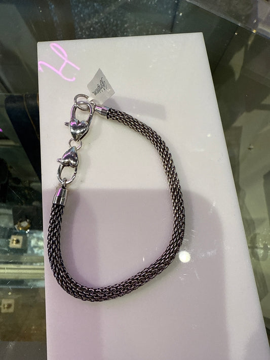 Beverly Glam Bracelet Silver 3/4