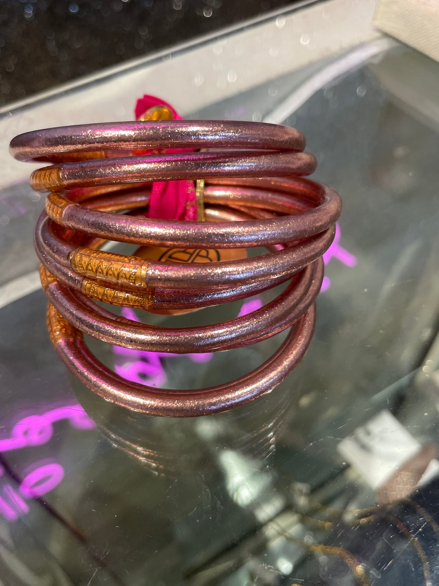 rose gold budha bracelets