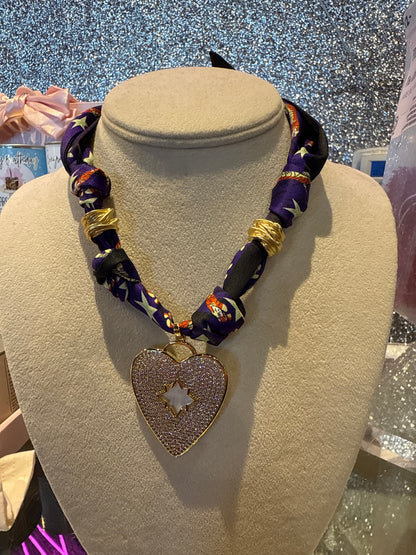 fun shaped scarf necklace