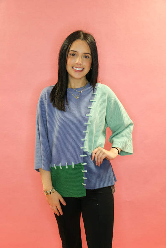 Color Block Pullover